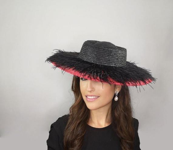 Ladies black occasion sale hats