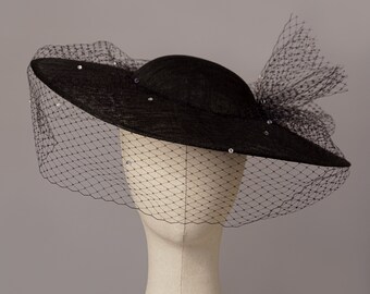 Sup-Coente Fascinator Gotico Vittoriano Per Donna – Copricapo Con Lacci, Regolabile, Per Tea Party, Matrimonio, Halloween, Cosplay
