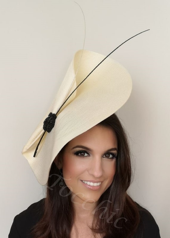 white ascot hat