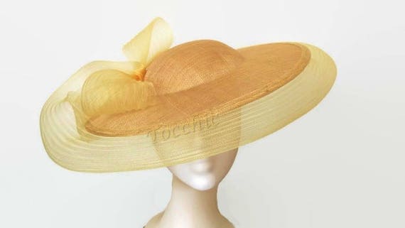 Original Yellow Hat Gold Wedding Hat 