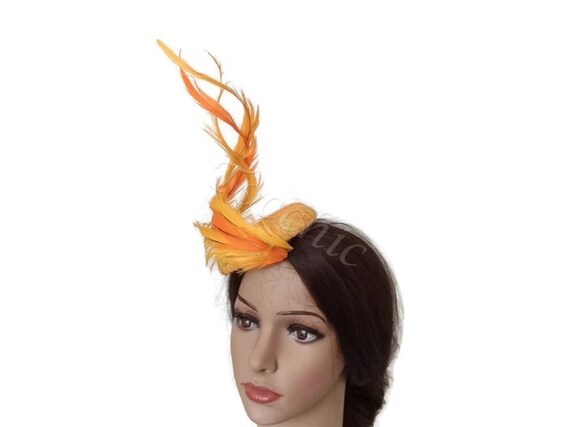orange ascot hat