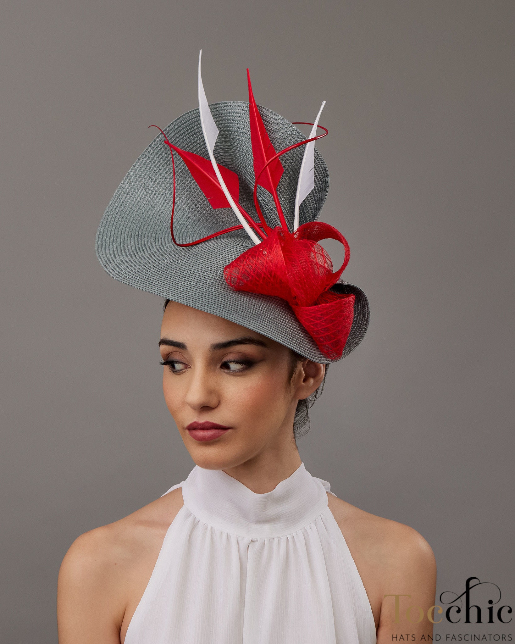 1231 Fascinators Hats For Women- Kentucky Fascinator Derby Pillbox Hat Women main image 2