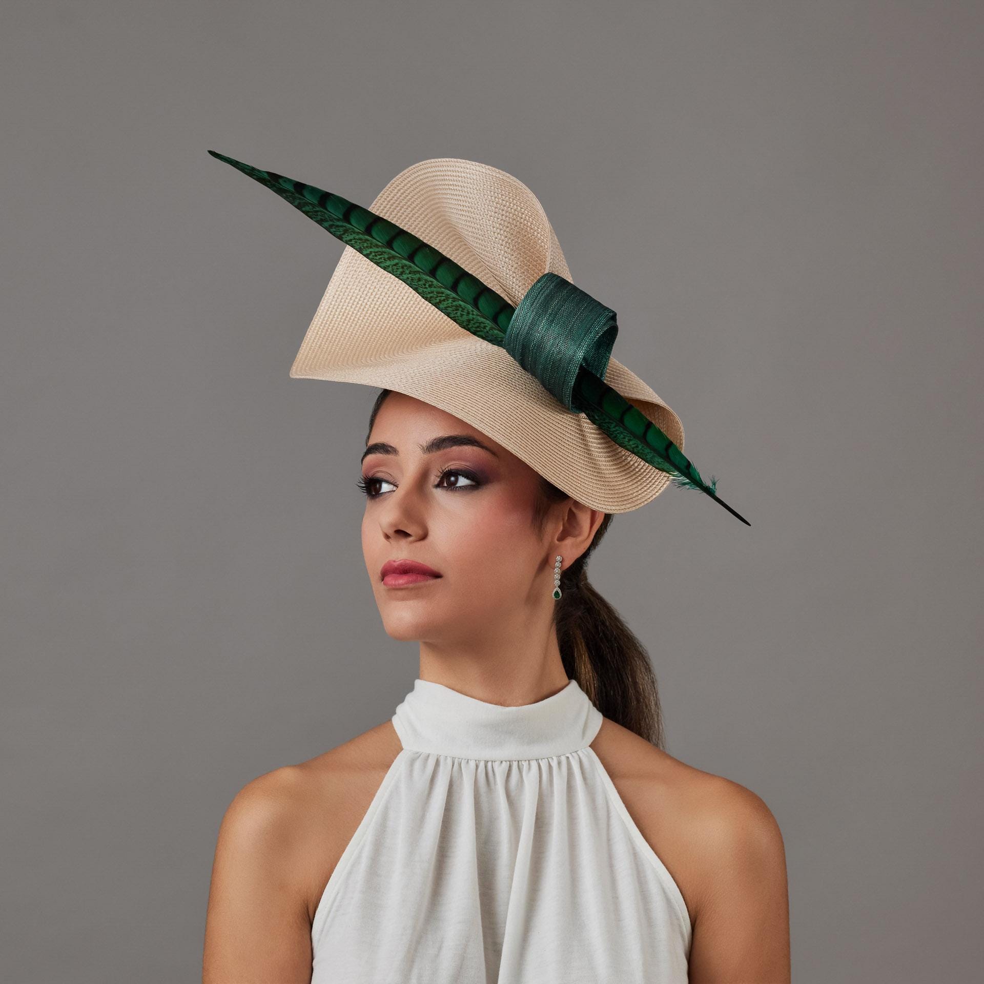 Copricapo Nero Con Piume Anni '20 - Fascia Per Flapper, Accessori Vintage, Cerchietto Con Cristallo Di Piume Per Capelli