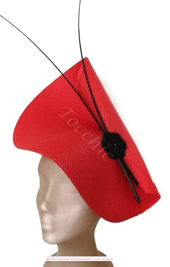 red ascot hat