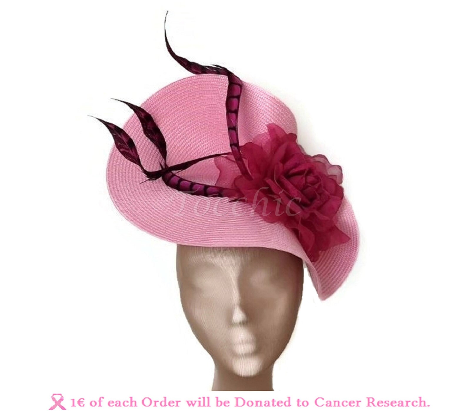 Pink Derby Hats for Women Pale Pink Fascinator Fuchsia Ascot Etsy