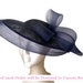 Navy blue wedding hat for woman, blue races hat, navy derby hat, Blue ladies hat, tea party veiled hat, navy church hat, womens dressy hat