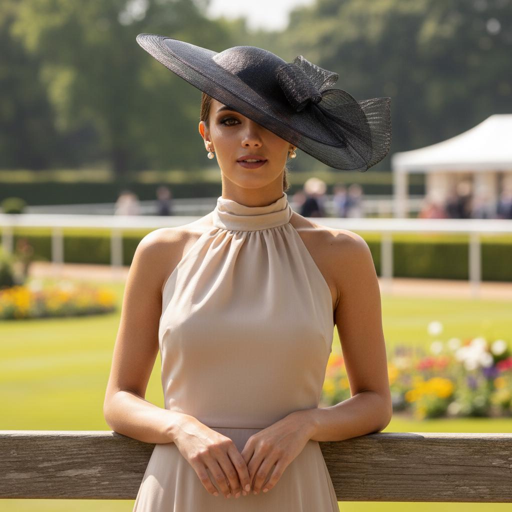 Fermagli per Capelli Eleganti da Donna e Bambina, Fascinator con Fiore, Cappello a Cilindro, Velo a Pois, Fermagli da Sposa per Feste e Cocktail