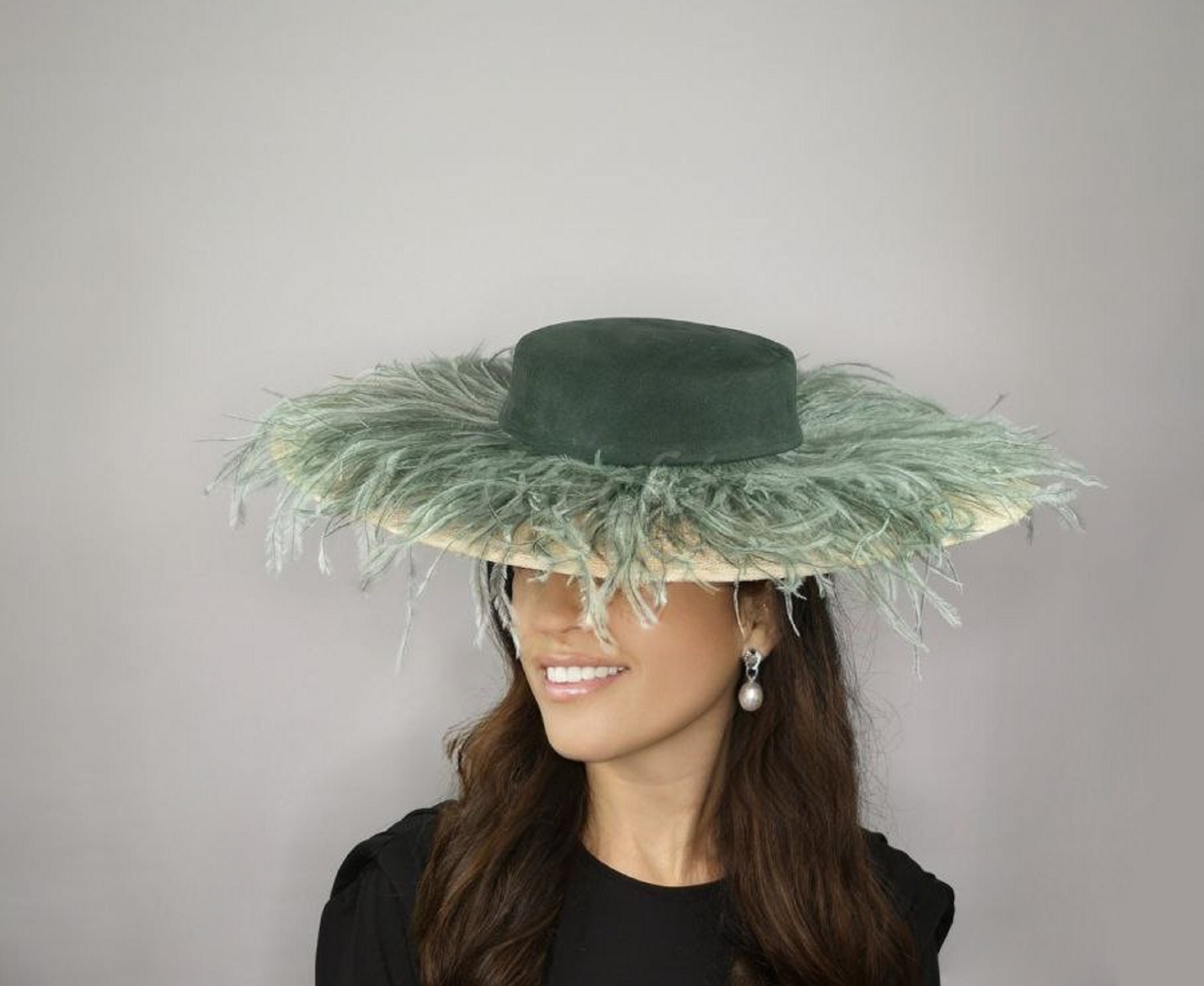 Green cheap derby hat