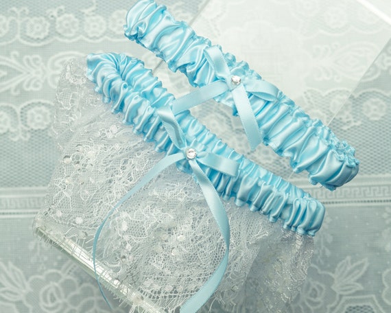 Garters For Bride, Wedding Garter For Bride, Bridal Garter, Blue Garter, Wedding Gifts, Wedding Accessories, Gifts For Women And Girls, Leg Garter For