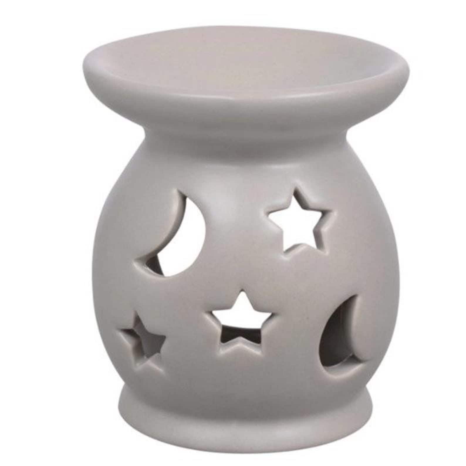 Ceramic Wax Warmer Tealight Warmer Wax Melts Stars Moons Etsy