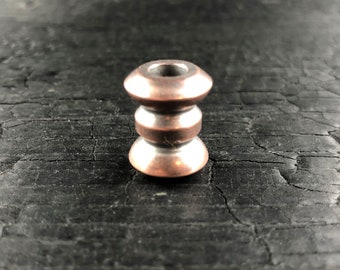 Antiqued Copper  Bowtie Lanyard Bead