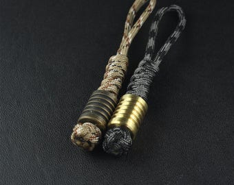 Paracord Lanyard with B3 Bead Brass