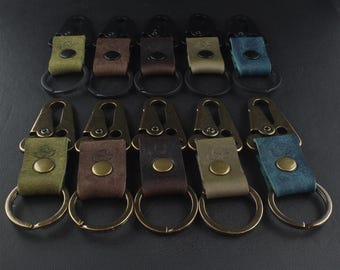 Leather Clip on Key Chain