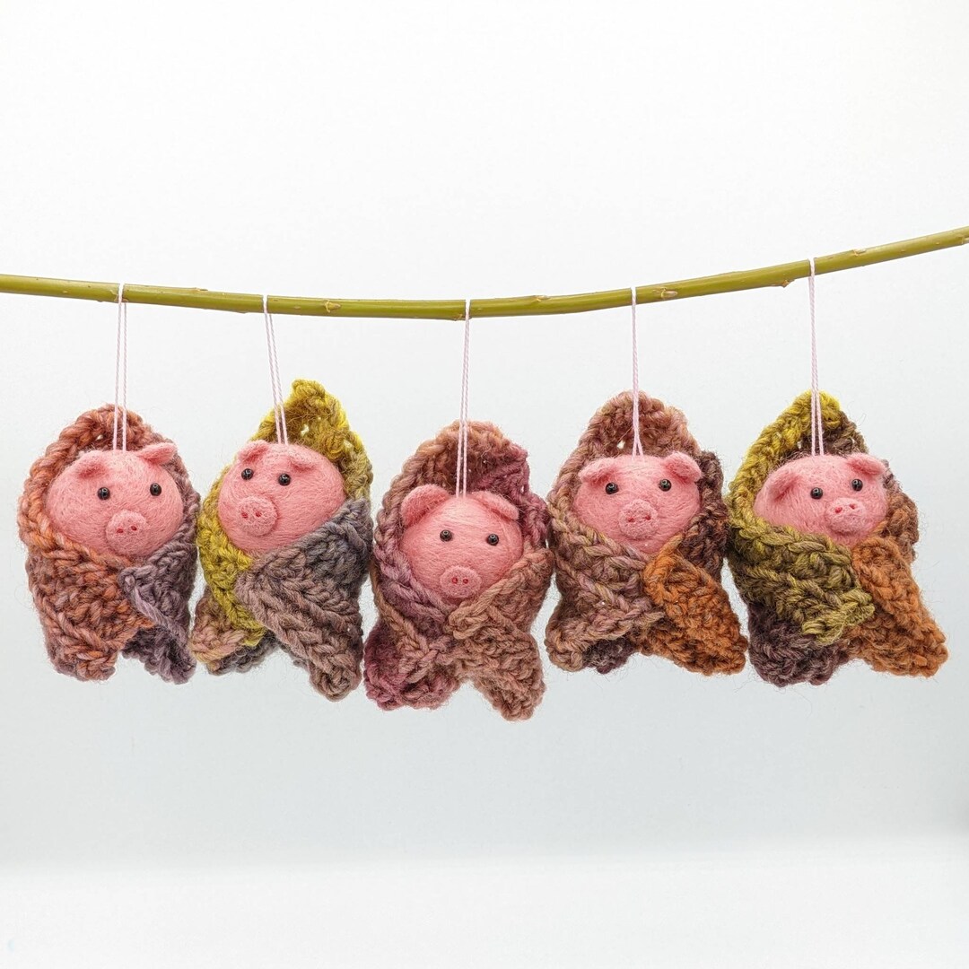 Handmade Pig in Blankets Christmas Tree Decorations Etsy UK
