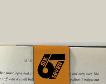 67 Six Seven - Bookmark | Magnetic | Engraved Leatherette