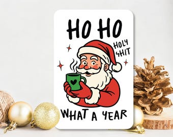 What a Year - Metal Home Decor Sign | 12x18 inches