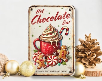 Chocolate Bar - Metal Home Decor Sign | 12x18 inches