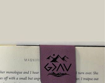 Greater Than Highs and Lows - Bookmark | Magnetic | Engraved Leatherette