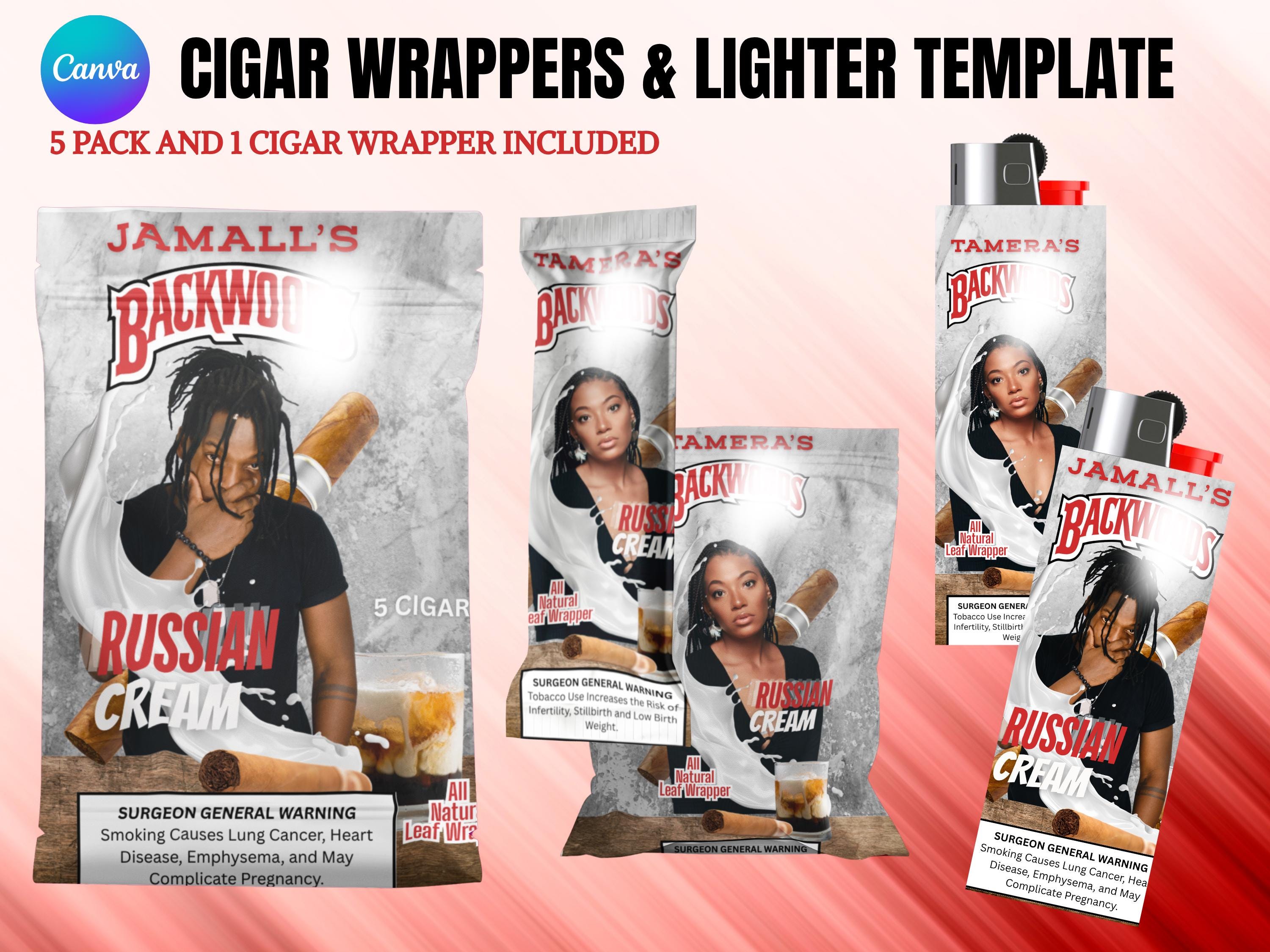 Cigar Backwoos | Woman Birthday Party Favor | Girl Birthday Party Favor Template Editable with Canva | Printable, Download, Digital, Custom