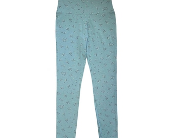 Organic Cotton Women's Leggings: Printed Yoga Pants