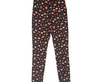 Organic Cotton Women's Leggings: Printed Yoga Pants