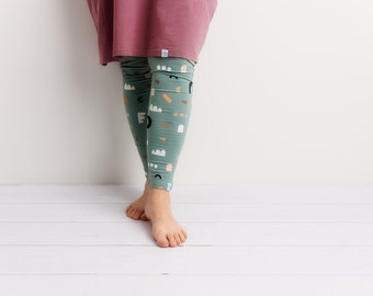 Organic Cotton Women's Leggings: Printed Yoga Pants