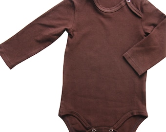 Baby bodysuit brown