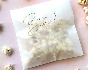Bearly Wait Baby Shower Treat Bags: Foiled Party Favours