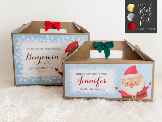 Caja de Nochebuena personalizada con lámina metálica para - Etsy México Caja de Nochebuena personalizada con lámina metálica para - Etsy México