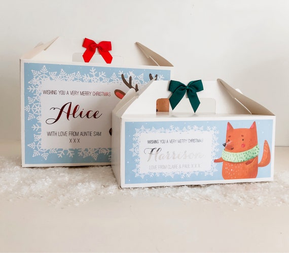 Caja de Nochebuena personalizada con lámina metálica para - Etsy México Caja de Nochebuena personalizada con lámina metálica para - Etsy México