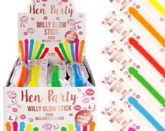 Willy Glow Stick, Hen Party, Hen Do Bag Filler, Hen Party Favour, Hen Do Game, Hen Party Accessory