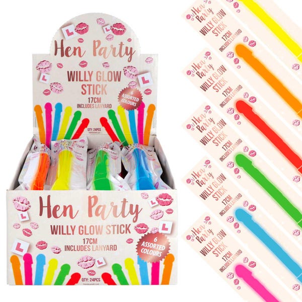 Willy Glow Stick, Hen Party, Hen Do Bag Filler, Hen Party Favour, Hen Do Game, Hen Party Accessory
