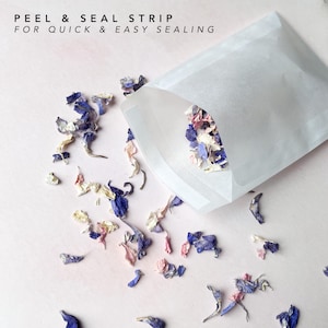 Wedding Confetti Bags: Biodegradable Glassine Packets image 2