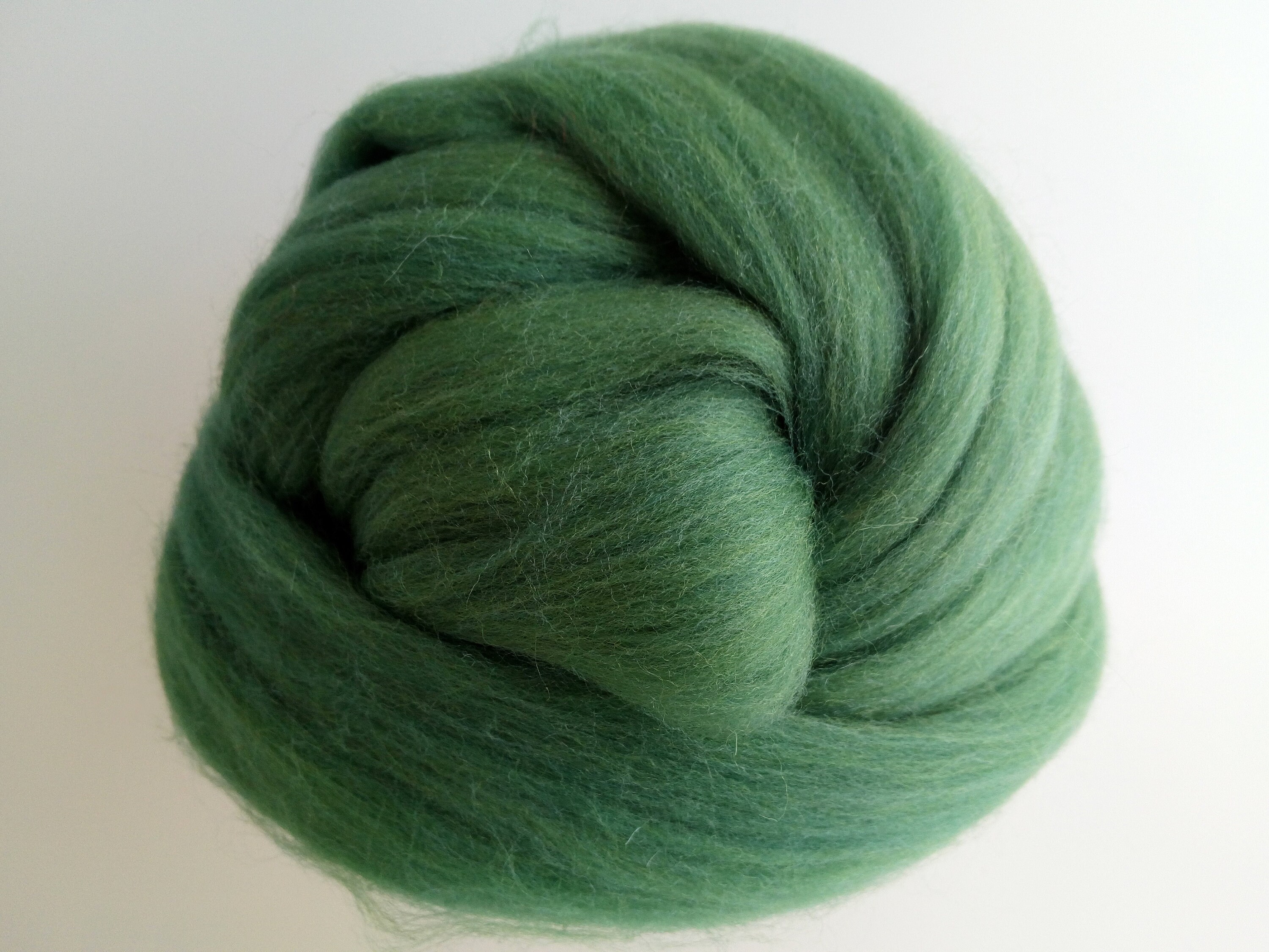 Dark Olive Green 100 Merino Wool Tops Roving Felting Etsy