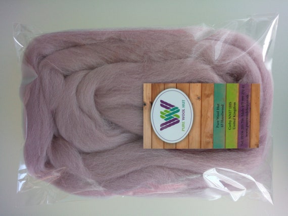100/% Rose Laine Mérinos Tops 50 g 100 g Filature Aiguille Feutrage dreads Roving