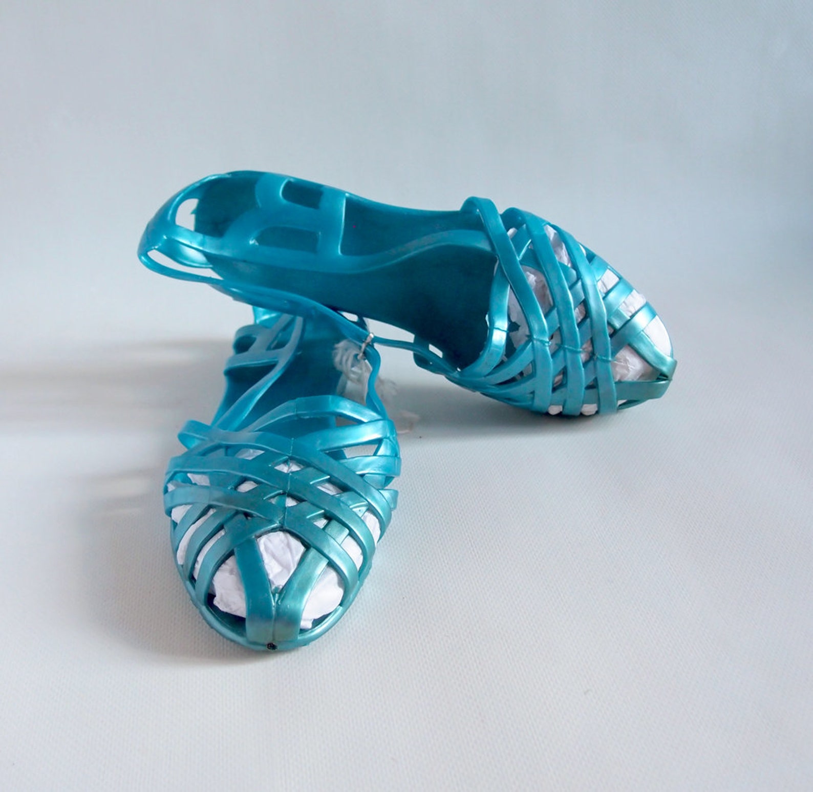 vintage jelly sandals