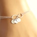 Personalized Gift for Her Infinity Bracelet Sterling silver Bracelet Custom Initial Jewelry Mom Gift Nana Gift Wife Gift Ready To ship Gift