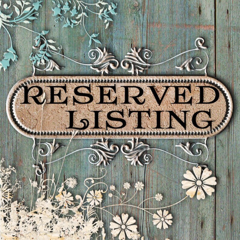 Reserved Repair Only - Etsy