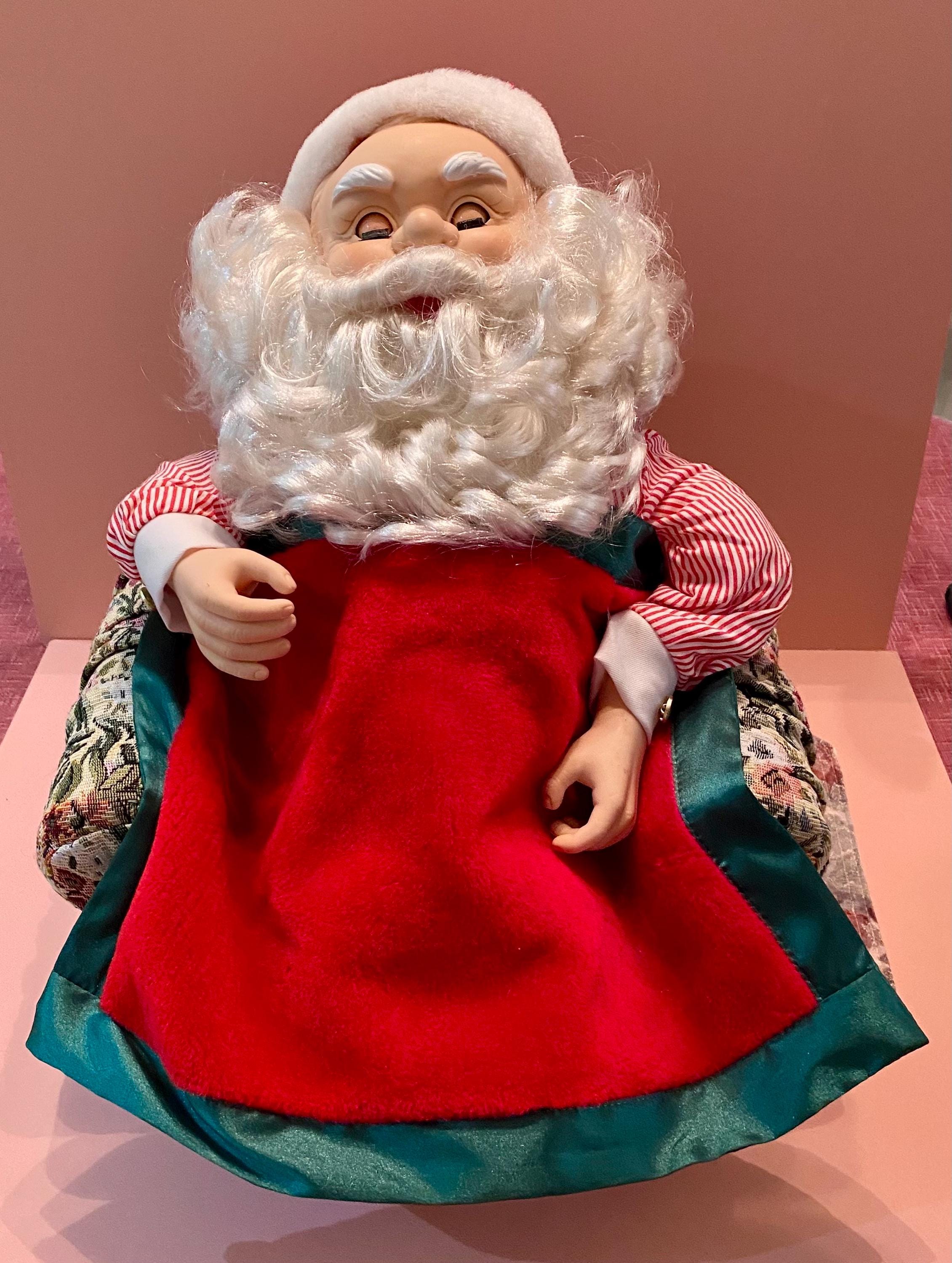Vintage Telco Animated Motionette Sleeping Snoring Whistles Santa