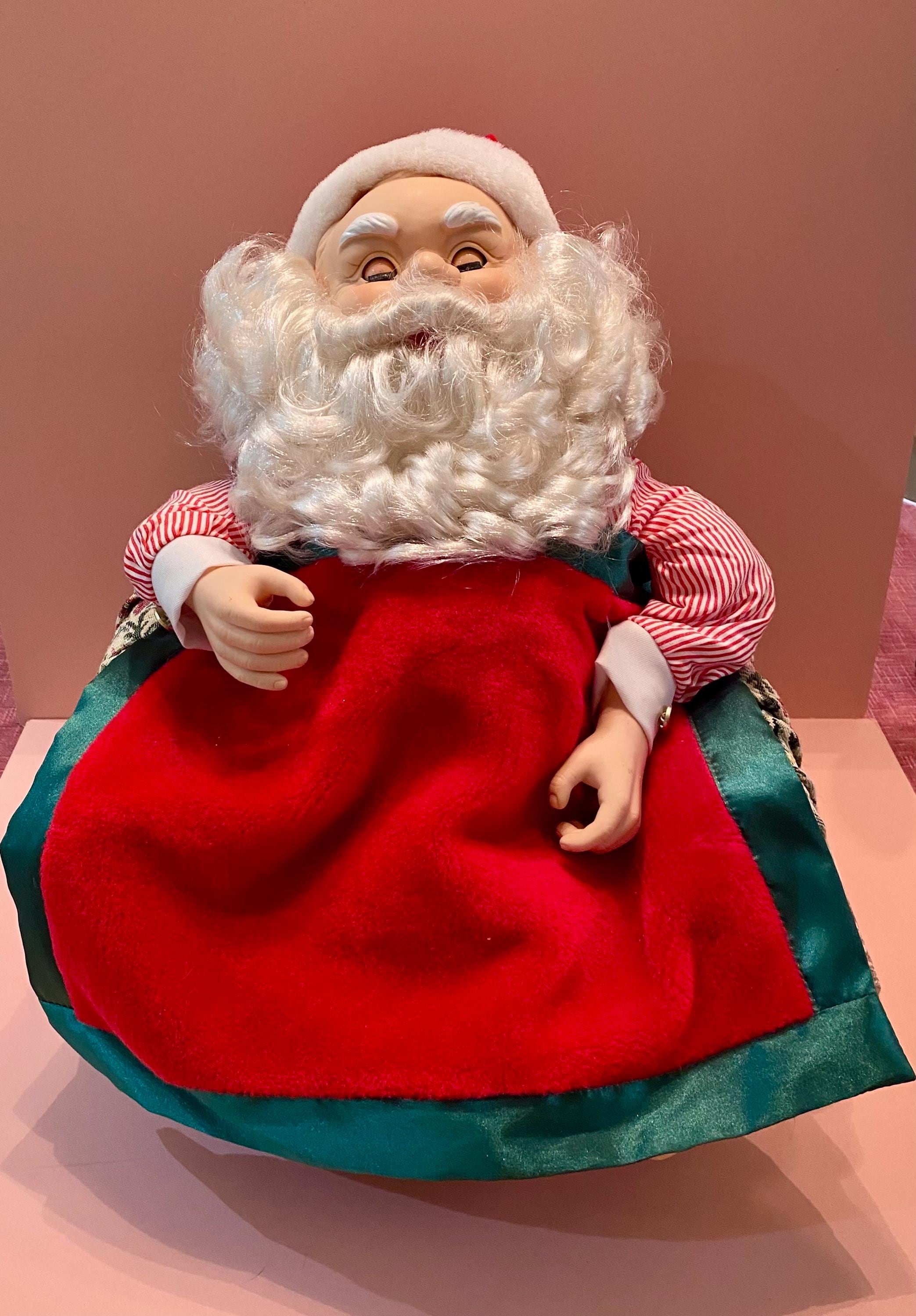 Vintage Telco Animated Motionette Sleeping Snoring Whistles Santa