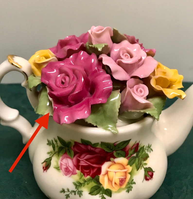 Rare Royal Doulton Royal Albert Old Country Roses China Teapot Etsy