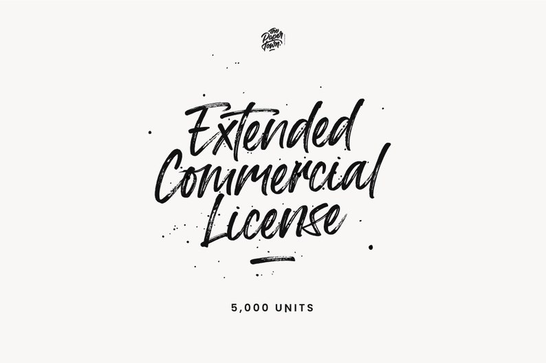 Extended License for Commercial Use Extended Use License 5,000 Units Commercial License NO Credit required. image 1