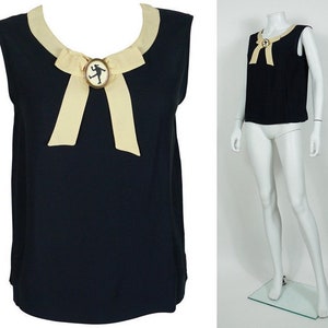 MOSCHINO * Vintage Cameo Top