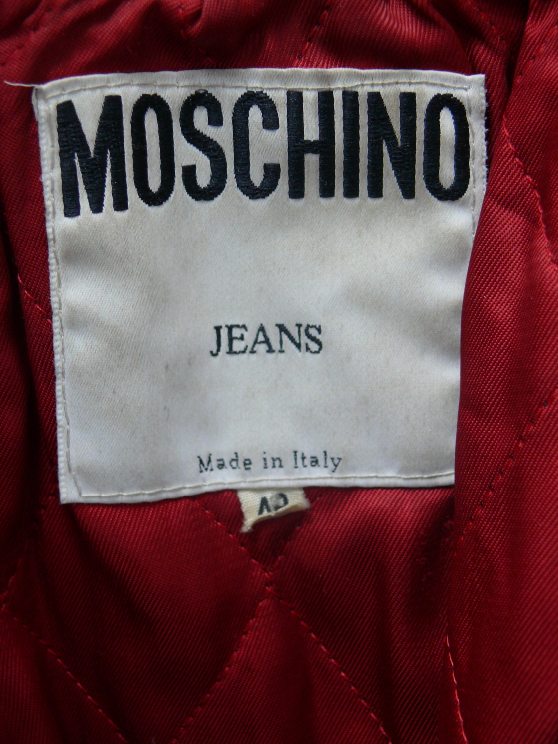 MOSCHINO Gorgeous Vintage Rare Iconic Peace Leather Jacket - Etsy