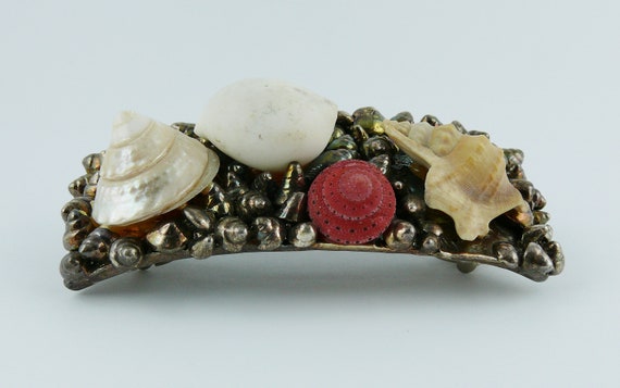CHANTAL THOMASS * Vintage Sea Life Hair Barrette - image 2