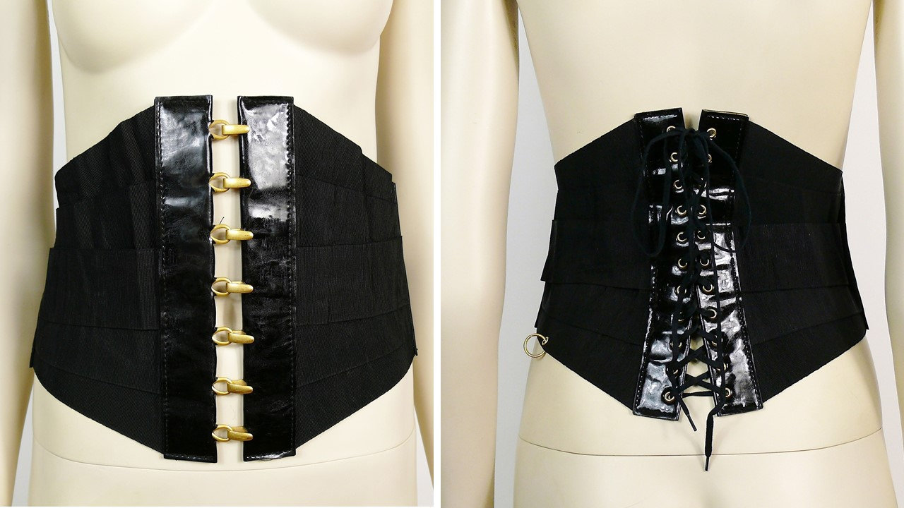 JEAN PAUL GAULTIER (attributed To) * Vintage Bandage Corset