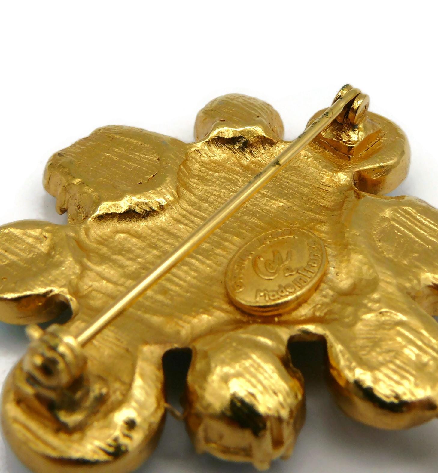 CHRISTIAN LACROIX * ヴィンテージ ブルー ハート ブローチ - Etsy 日本