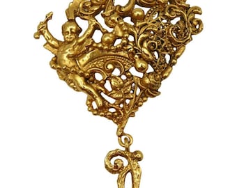 クリスチャン・ラクロア ヴィンテージ ハート ブローチ 限定版 - Etsy 日本