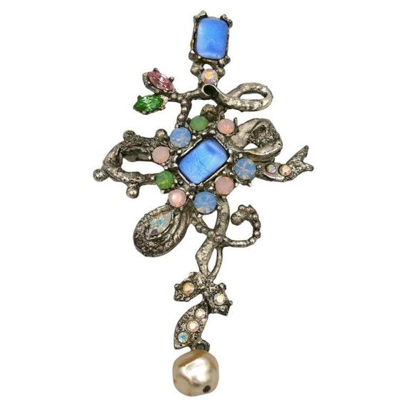 CHRISTIAN LACROIX * ヴィンテージ ブローチ/ペンダント - Etsy 日本