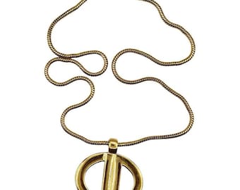 Christian Dior Necklace CD Logo Vintage Metal Gold Authentic - Etsy